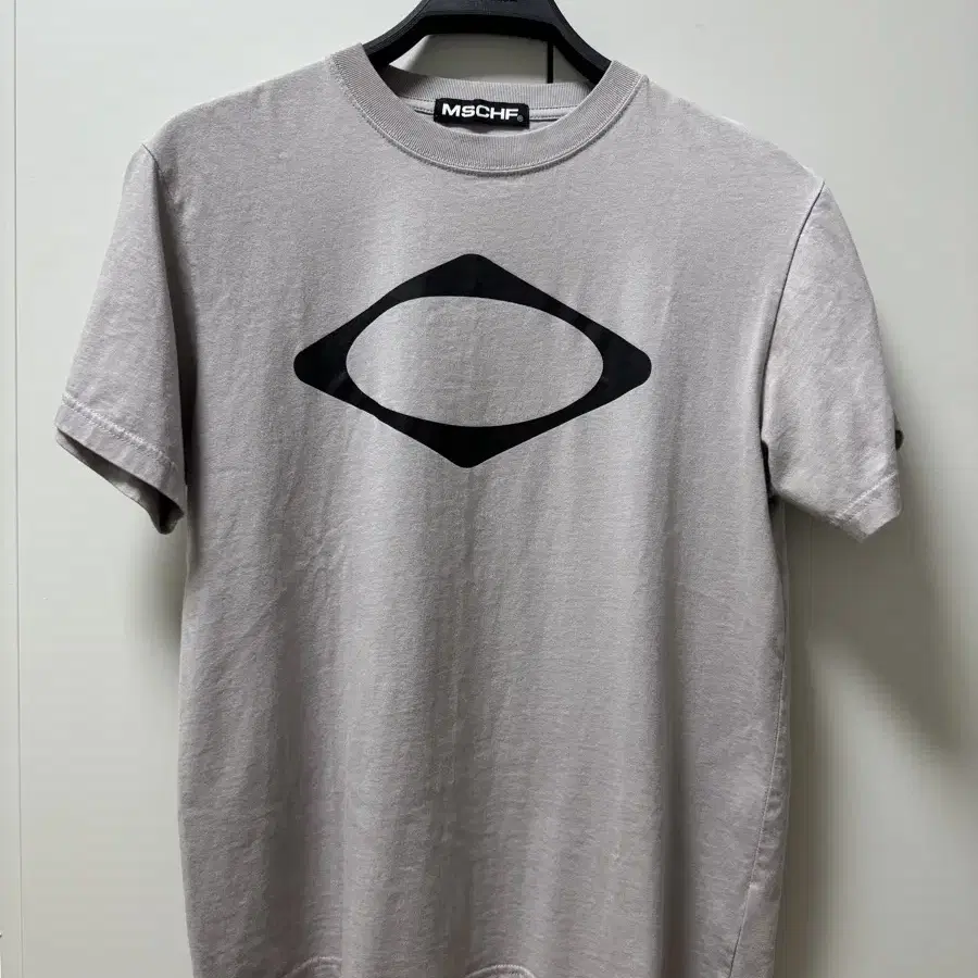 MISCHIEF | 미스치프 Mischief Bleached Wide Neck T-Shirt on