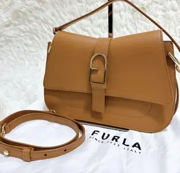 [컨디션 최상] FURLA Flow 훌라 플로우 카멜 2way 백 M