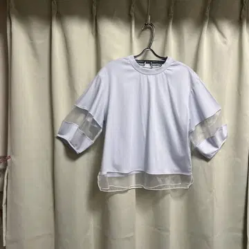 라이트 블루 반팔T셔츠 M사이즈
