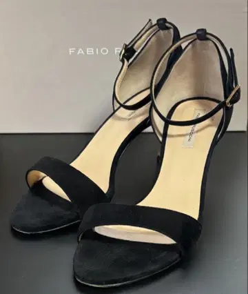 FABIO RUSCONI 블랙 힐 샌들