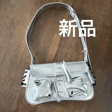 숄더백 은색 실버 여성용 백 숄더백