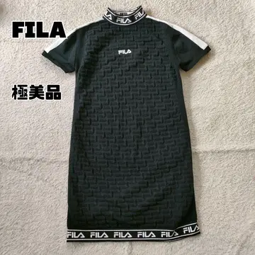 [컨디션 최상] FILA 골프웨어 니트 원피스 입체 로고