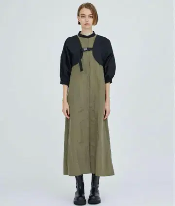 A + TOKYO 볼레로 레이어드 셔츠 원피스