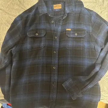 90s ORVIS 옴브레 셔츠
