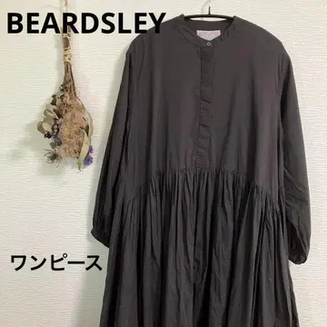 BEARDSLEY 노카라 개더 원피스 여성용