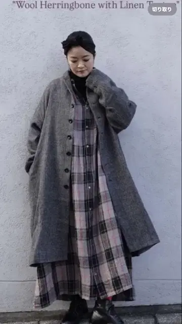 ichi antiques 체크 원피스