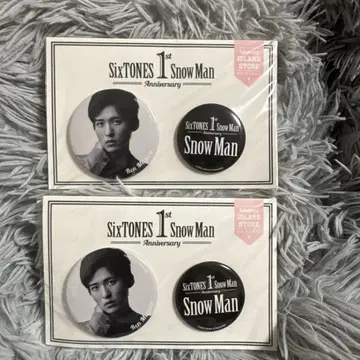 Snow Man 1st Anniversary 캔뱃지 메구로 렌