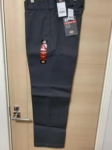 새상품 Dickies 874 34 x 30 디키즈 차콜 치노 팬츠
