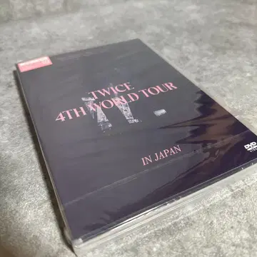 미개봉 TWICE 4TH WORLD TOUR IN JAPAN DVD