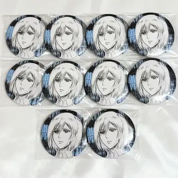진격의 거인 WIT STUDIO 미카사 캔뱃지 10개