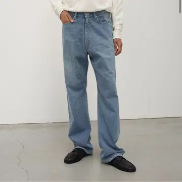 SELVEDGE FADED LIGHT DENIM PANTS