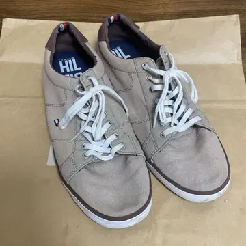 Tommy hilfiger 아이코닉 콘트라스트 스니커즈 베이지