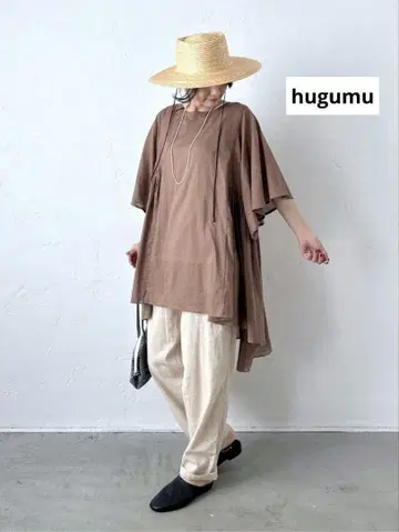코튼 보일 플레어 튜닉