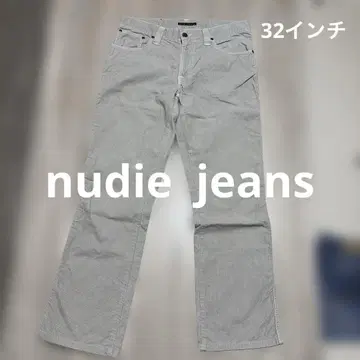 Nudie Jeans Co. 그레이 치노 팬츠