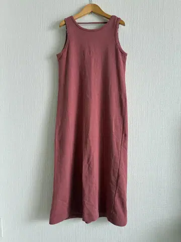 w closet 더블 클로젯 원피스 핑크 슬리브리스 F