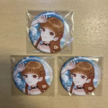 컬러풀피치 에토 히라카타 파크 캔뱃지 3개 세트