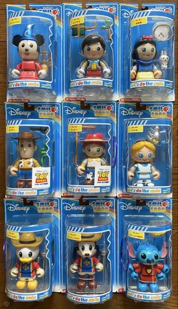 Disney SMILE SNAP 9개 세트