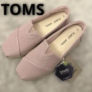 TOMS 토모스 슬립온 핑크 24cm 니트 택 포함 미사용 새상품