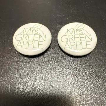 Mrs. GREEN APPLE 핀 배지 2개 세트