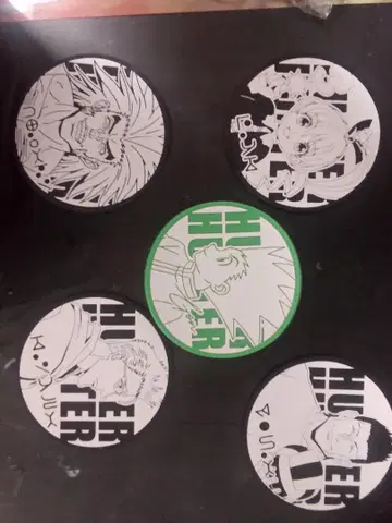 HUNTER x HUNTER 러버 코스터 5종 낱개 판매