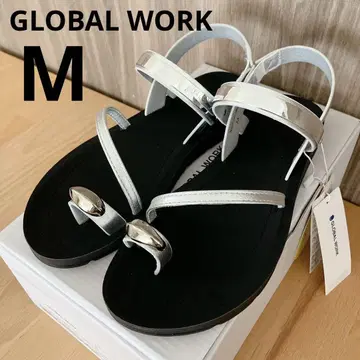 완판템 GLOBAL WORK 라쿠숀 메탈 샌들 M 글로벌 워크