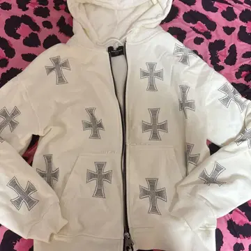 unknown 후드티 화이트