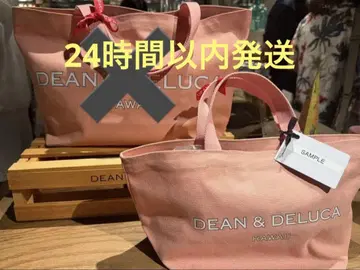 DEAN & DELUCA 하와이 한정 토트 (소) 핑크 로열 하와이안