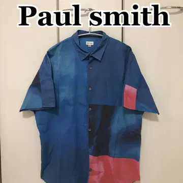 폴스미스 Paul smith 기하학 올 패턴 디자인 셔츠 아트 유럽인
