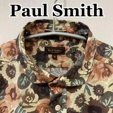 폴 스미스 PaulSmith 꽃무늬 셔츠 꽃 프린트 반팔 M 사이즈