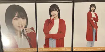노기산 46 나카니시 아르노 생사진 컬러 롱 카디건