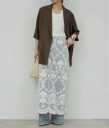 갈라르다 갈란테 레이스 캐미 원피스