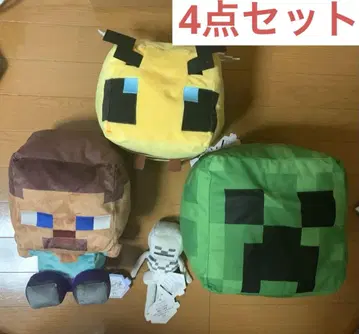 마인크래프트 인형 4종 세트