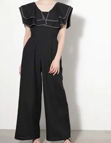 rienda 숄더 더블 프릴 롱 패드