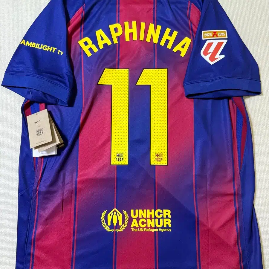 New product) 25-26 Barcelona Home No.11 Raphinha Authentic Jersey