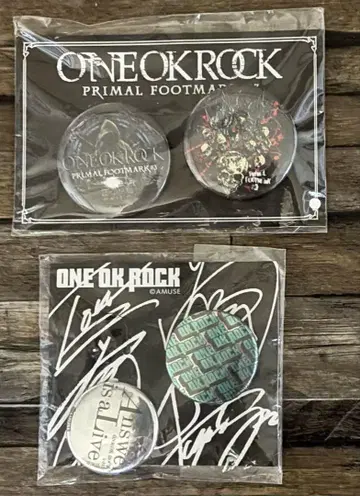 원오크 ONE OK ROCK 캔 배지 세트