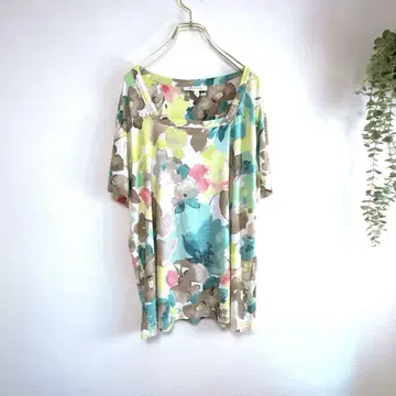 [R3] JMCOLLECTION 제이엠컬렉션 티셔츠 L 컬러풀