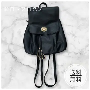블랙 플랩이 달린 배낭