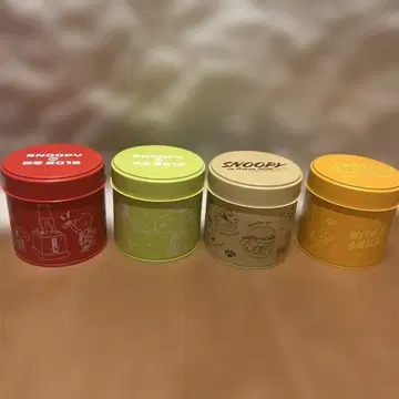 스누피 마시멜로 캔