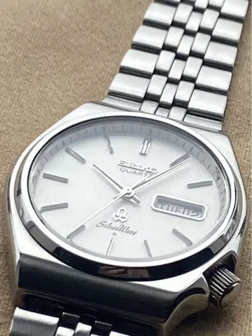 세이코 SEIKO 실버 웨이브 배터리 새상품 새상품급 가동품