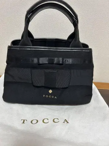 TOCCA 리본 토트백 블랙