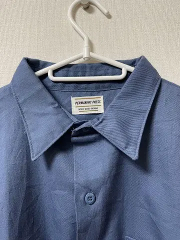 Permanent Press 워크 셔츠 블루 그레이 L 사이즈