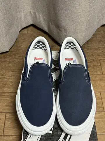 반스 스케이트 슬립온 팝 쿠쉬 네이비 26.5cm