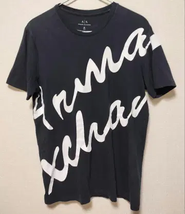 알마니 익스체인지 ARMANI EXCHANGE 필기체 로고 티셔츠