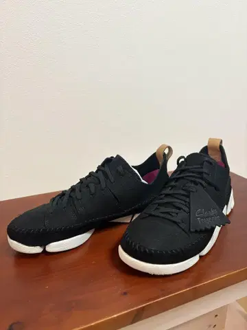 클라크스 트리제닉 여성용 23cm 블랙 백스킨
