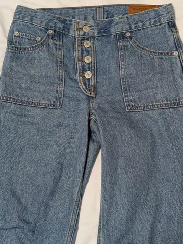 희귀 LEVIS 리바이스 리버시블 데님 W23 L30 빅 E