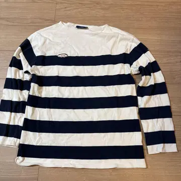 SAINT JAMES 사이즈 7 스트라이프 장소매 컷소