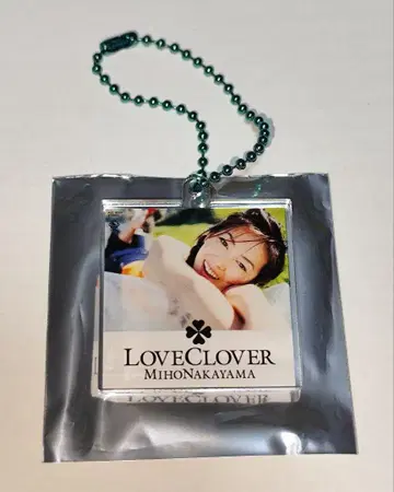 나카야마 미호 LOVE CLOVER 싱글 자켓 아크릴 키링