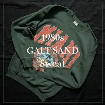 1980년대 미국산 GALT SAND 빅 프린트 스웨터