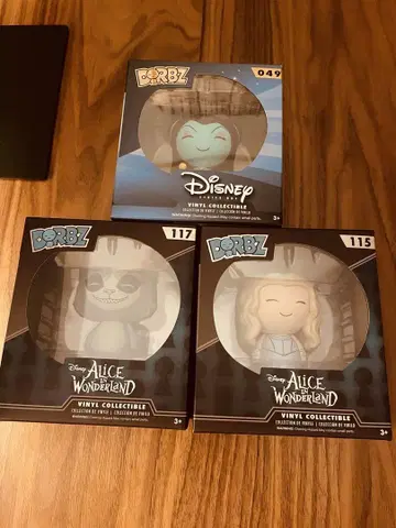 디즈니 Dorbz 도브즈 앨리스 체셔 말레피센트