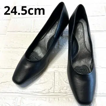블랙 펌프스 취업 활동 포멀 24.5cm 에어 쿠션 부착 초미품 방수